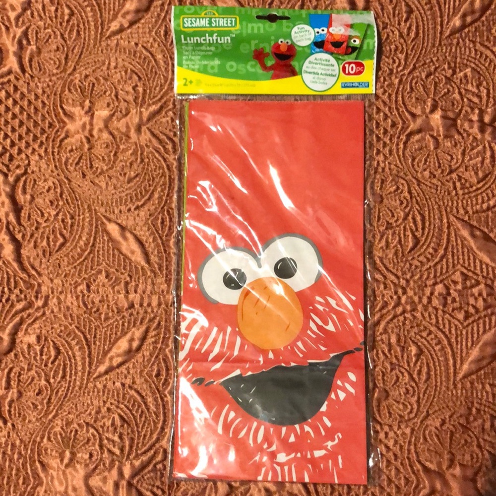 Sesame Street Lunch Fun Paper Bags Grab Bags Party